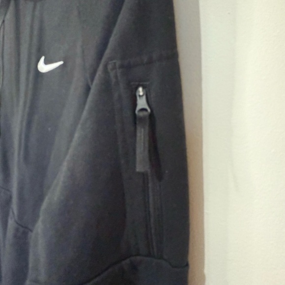 Nike Black Therma-Fit Hoodie with White Swoosh - Picture 2 of 4